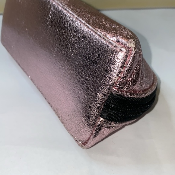 Victoria Secret Pink Metallic Cosmetic Pouch EUC - Picture 6 of 11
